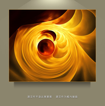 现代抽象装饰画无框画