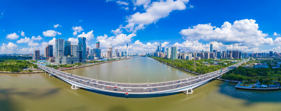 广州市区珠江上的桥