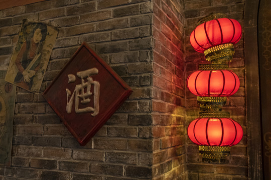 老上海酒家门头装饰