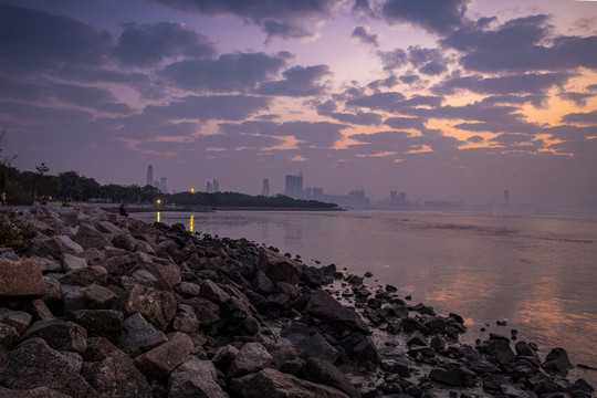 深圳湾日出