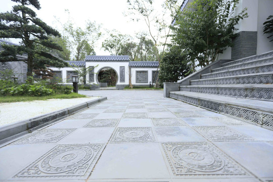 中式园林院落别墅景观设计