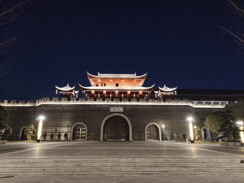 大庸古城夜景