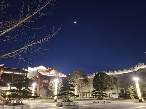 大庸古城夜景