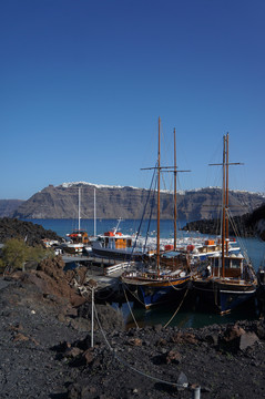 爱琴海里的帆船