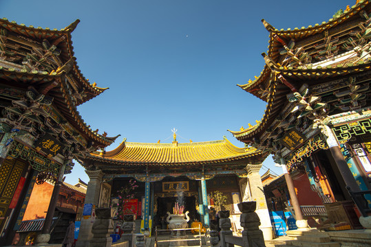 云南昆明的寺庙