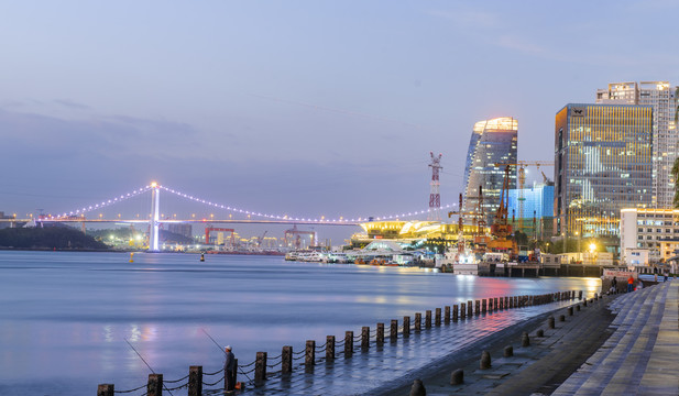 厦门海湾公园夜景