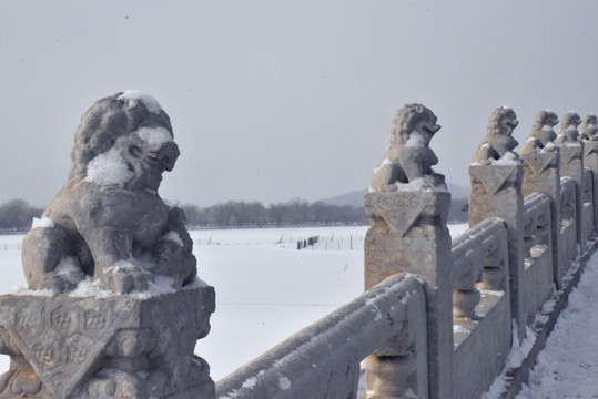 颐和园雪景