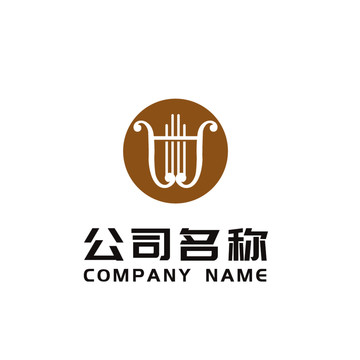 竖琴音乐教育培训logo