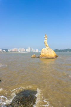 珠海渔女石雕