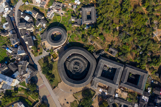 福建龙岩永定土楼