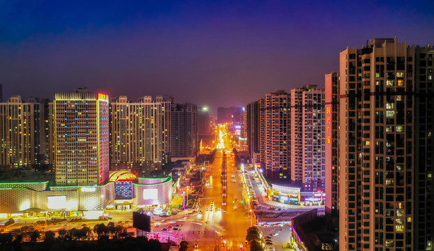 荆门城市夜景