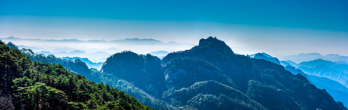 黄山风光全景图