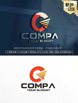 C字母LOGO设计C字母标志