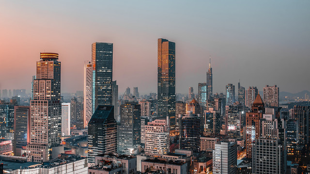 南京新街口夜景