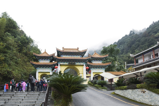 贵州梵净山景区大门