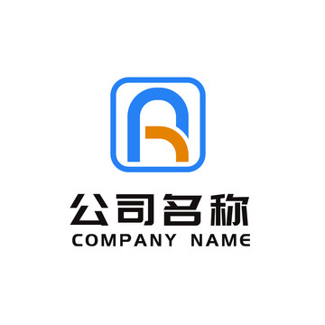 R字母logo设计