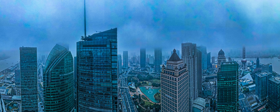 陆家嘴全景风光