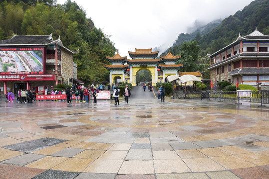 贵州梵净山景区大门