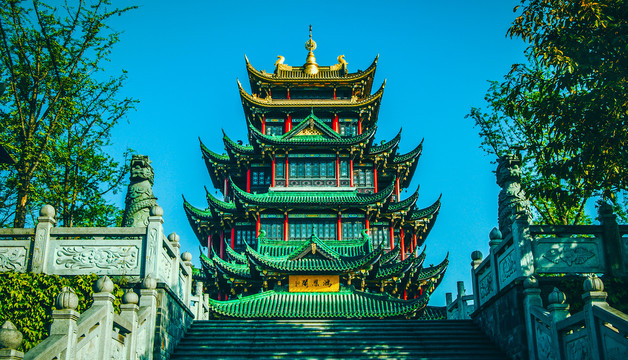 中国古建筑风光鸿恩寺