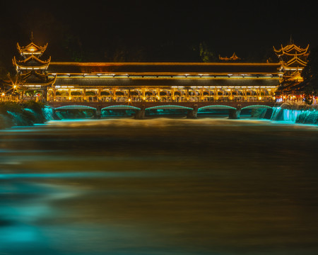 都江堰夜景