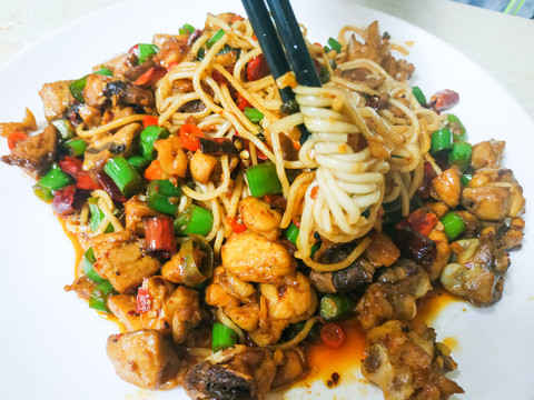 鸡捞面