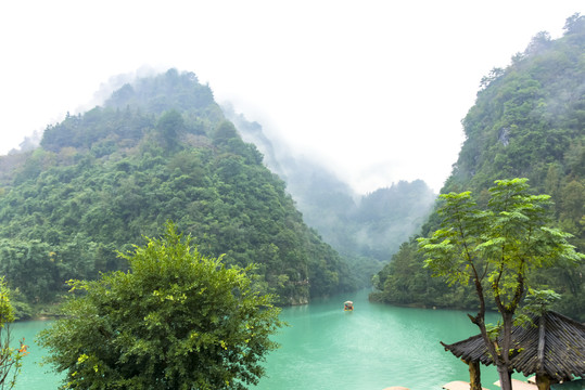 贵州荔波大七孔景区风光