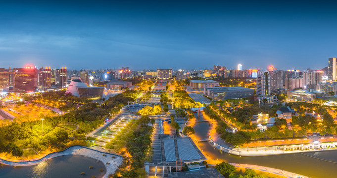 东莞中心广场夜景