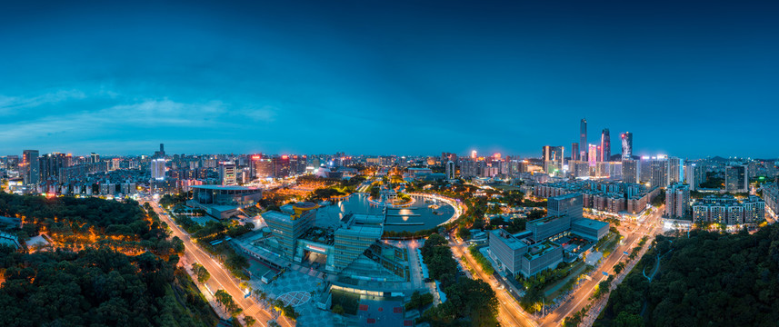 东莞中心广场夜景