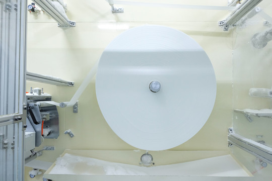 纸品生产车间卫生巾生产原料