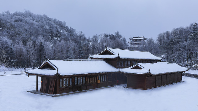 光雾山雪景