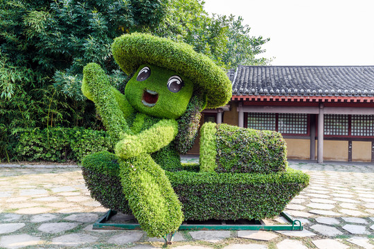 绿植雕塑