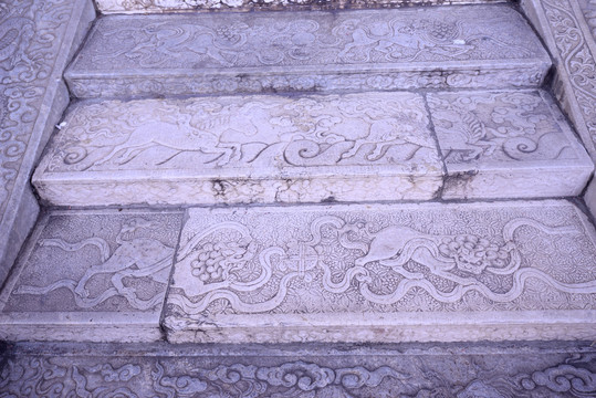 故宫台阶石雕