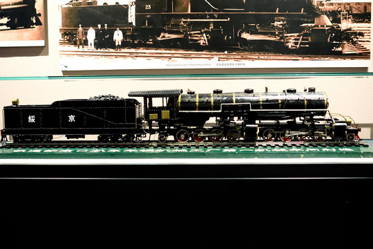 老火车模型