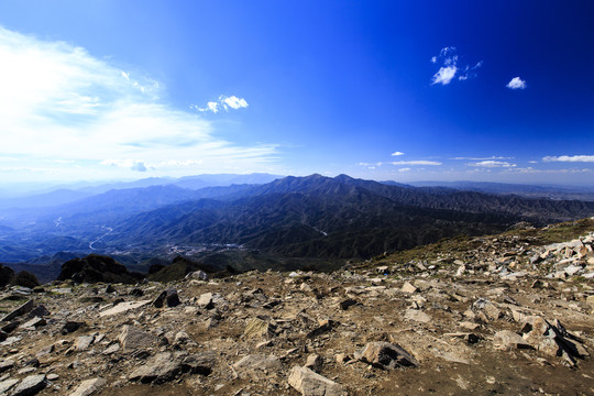 北京市门头沟灵山自然风景区风光