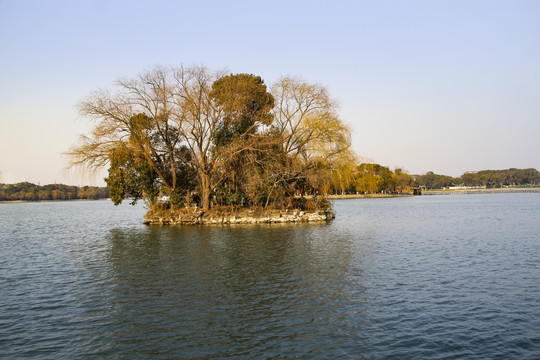 水中湖心岛