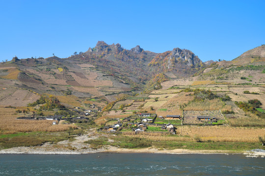 鸭绿江对岸北朝鲜