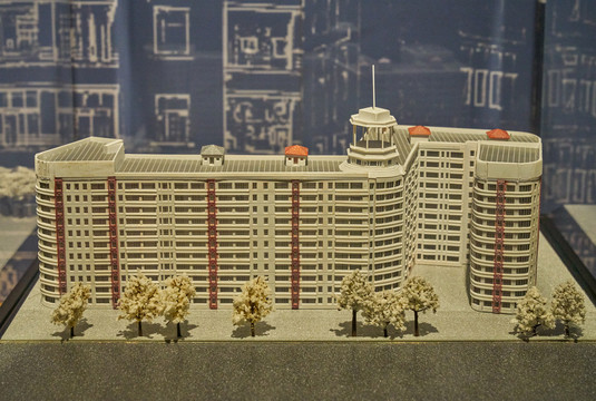 上海河滨大楼模型
