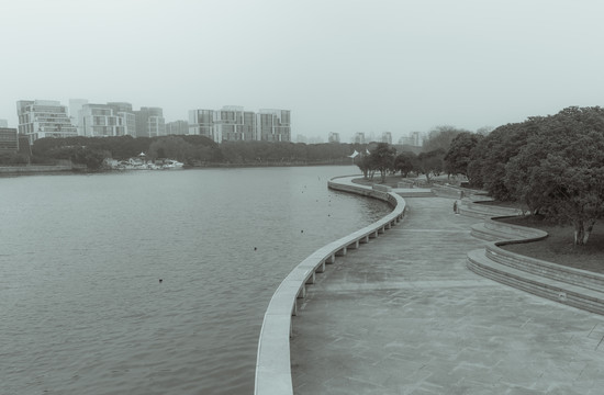 金鸡湖风光