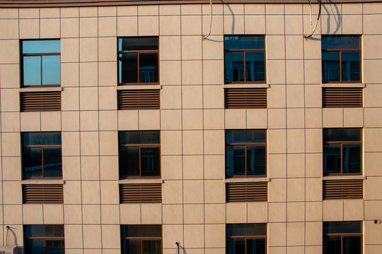 城市建筑窗户