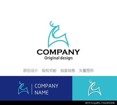 鹿logo