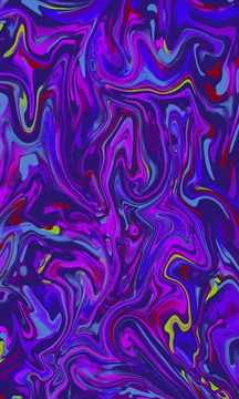 紫色艺术抽象画