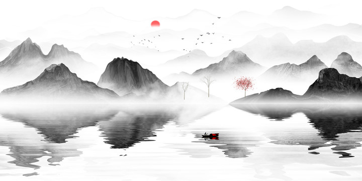 新中式山水