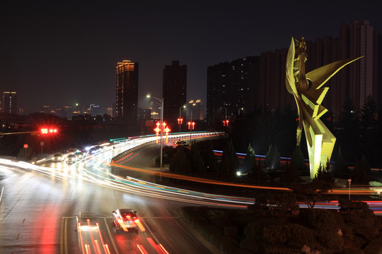 宝鸡夜景