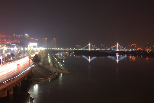 宝鸡夜景