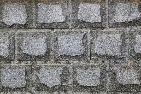 蘑菇石石墙
