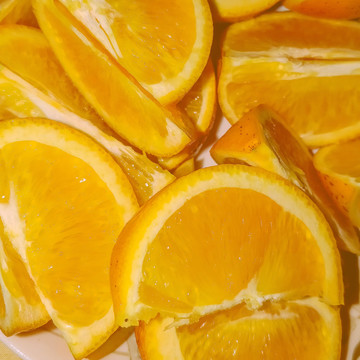 切瓣的橙子创意摄影