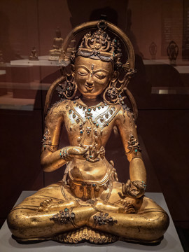 铜镀金金刚萨埵菩萨像