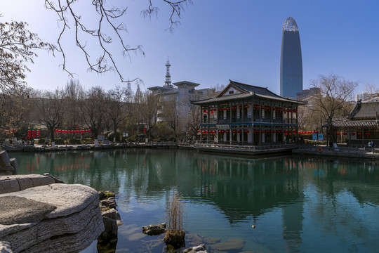 济南五龙潭风光