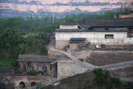 中国山西临县碛口古镇李家山民居