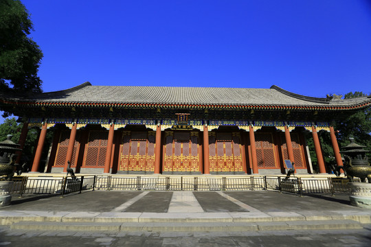 北京皇家园林颐和园仁寿殿
